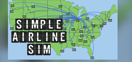 Simple Airline Sim — Steam header