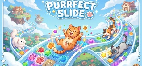 Purrfect Slide — Steam header