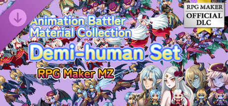 RPG Maker MZ - Animation Battler Material Collection Demi-human Set
