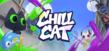 Chill Cat — Steam header