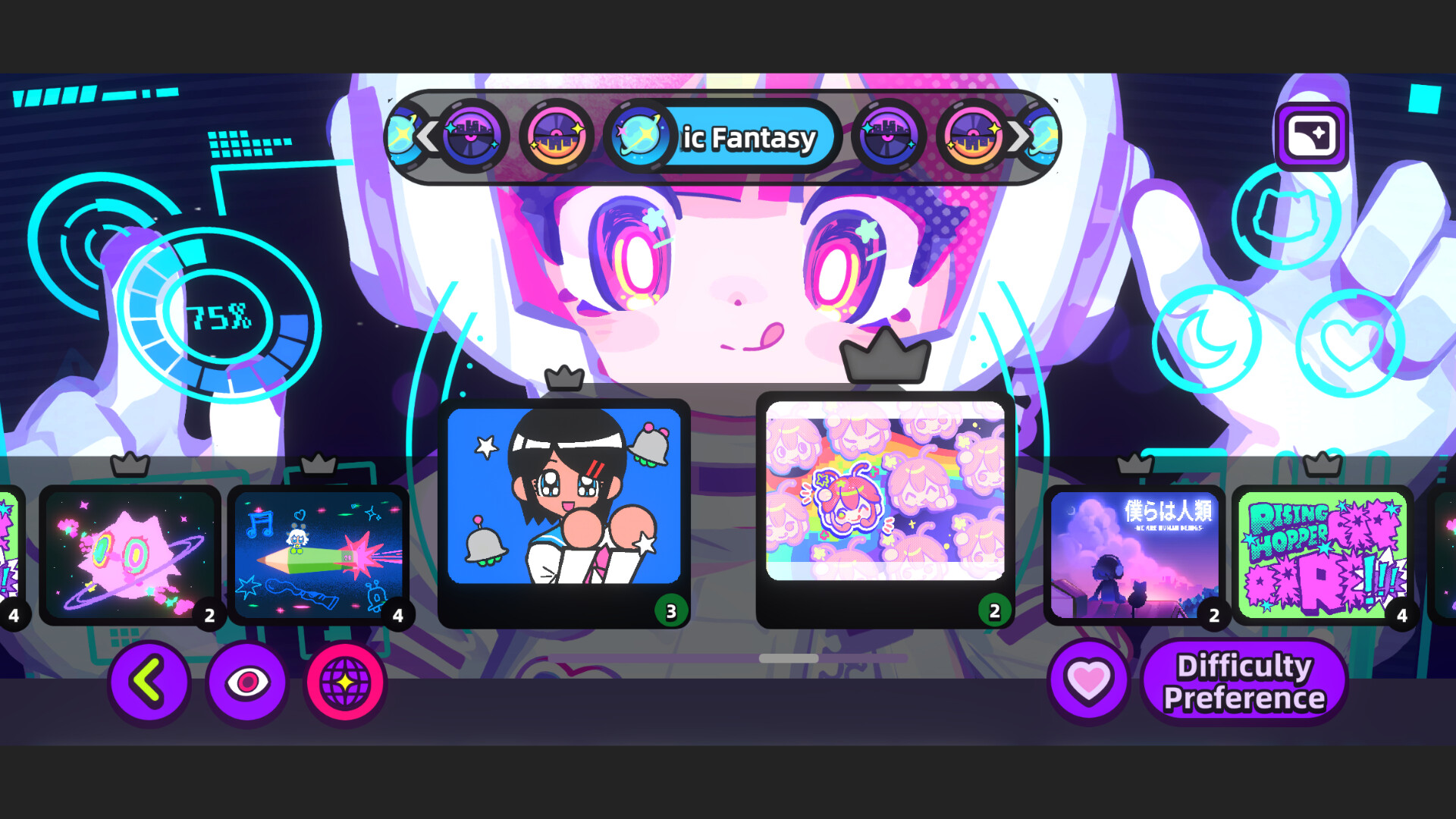 Muse Dash 2 - gameplay dengan note gimmick dan latar baru