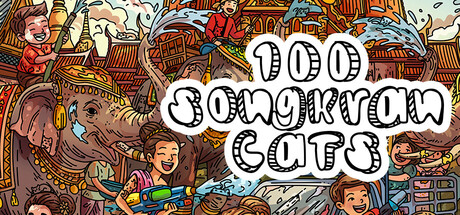 100 Songkran Cats β Steam header