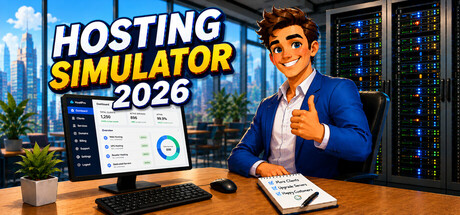 Hosting Simulator: 2026 — Steam header