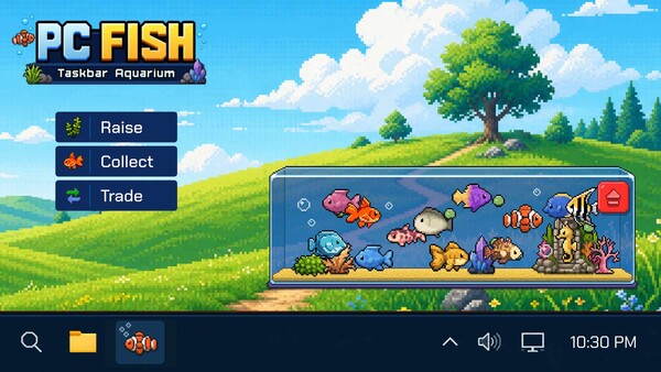 PC FISH: Taskbar Aquarium screenshot