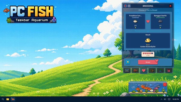 PC FISH: Taskbar Aquarium screenshot
