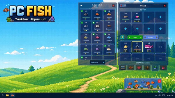 PC FISH: Taskbar Aquarium screenshot