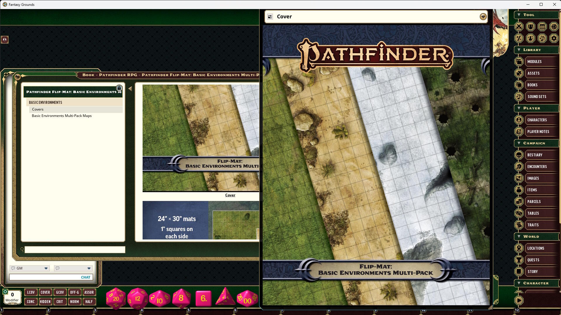 Fantasy Grounds - Pathfinder RPG - Pathfinder Flip-Mat: Basic Environments Multi-Pack screenshot 3