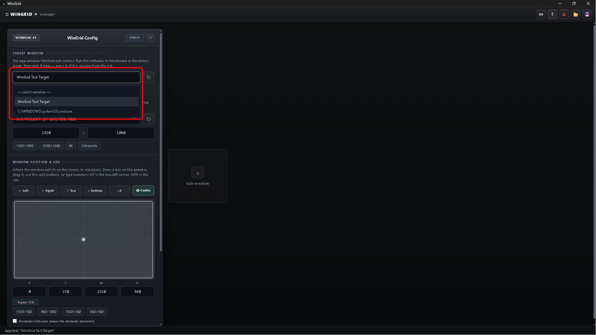 WinGrid screenshot 3
