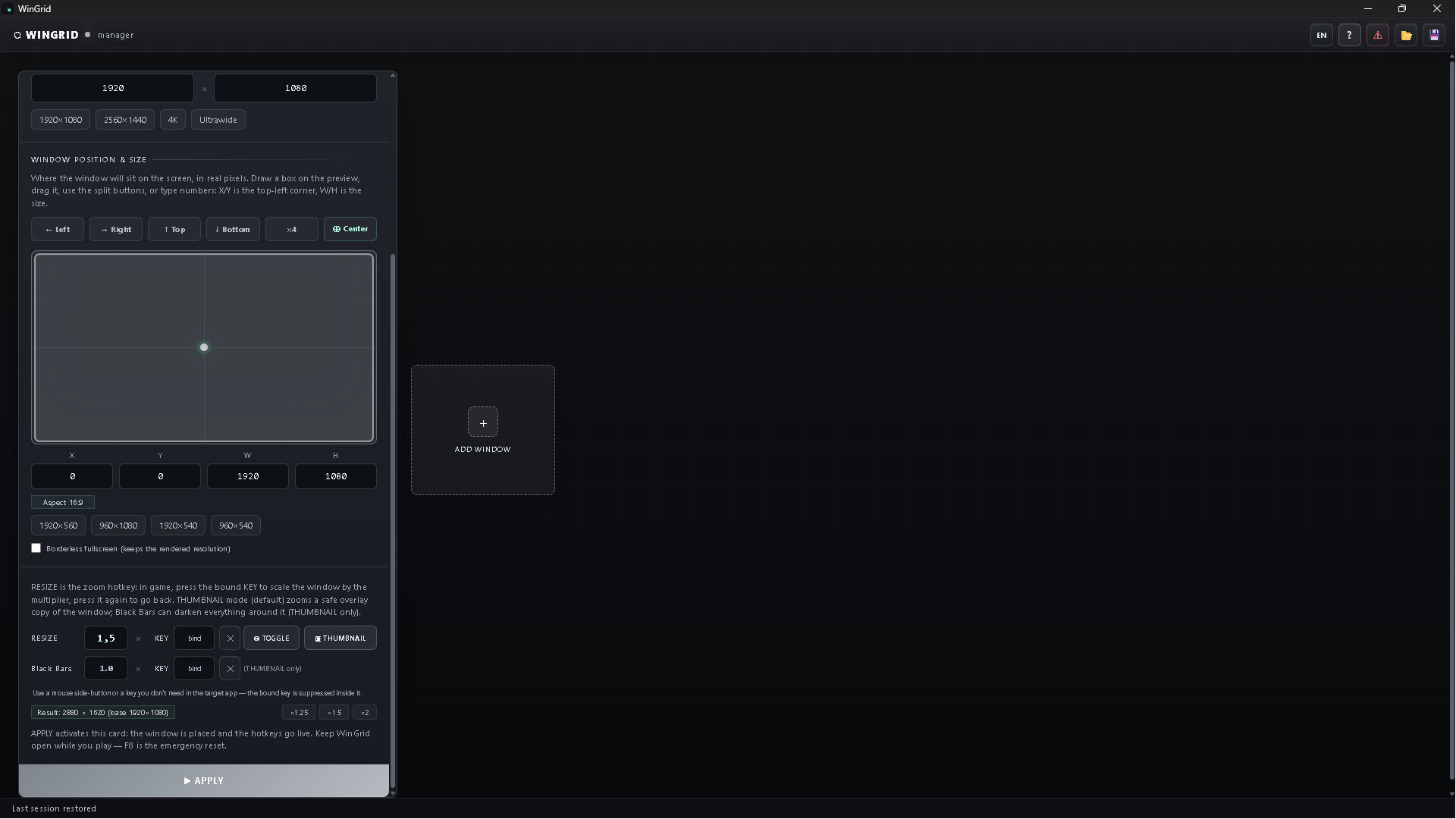 WinGrid screenshot 2