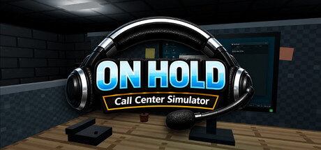 On Hold - Call Center Simulator — Steam header