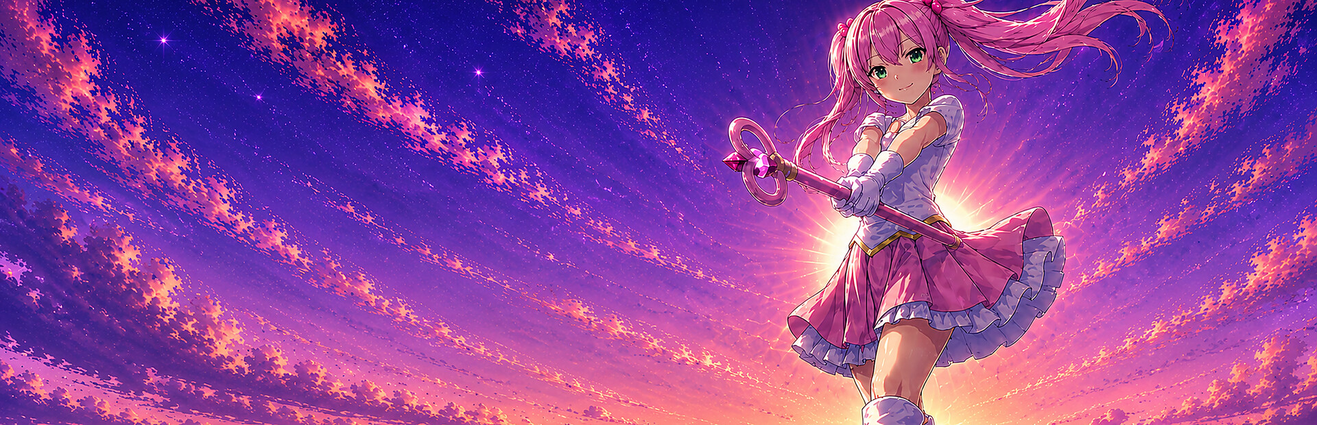 Magical Hero Girl Shot!