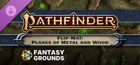 Fantasy Grounds - Pathfinder RPG - Pathfinder Flip-Mat: Planes of Metal and Wood