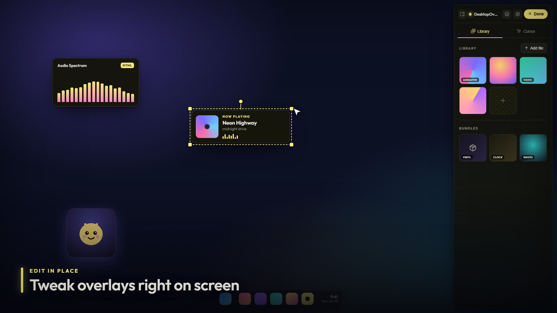 Desktop Overlays screenshot 5