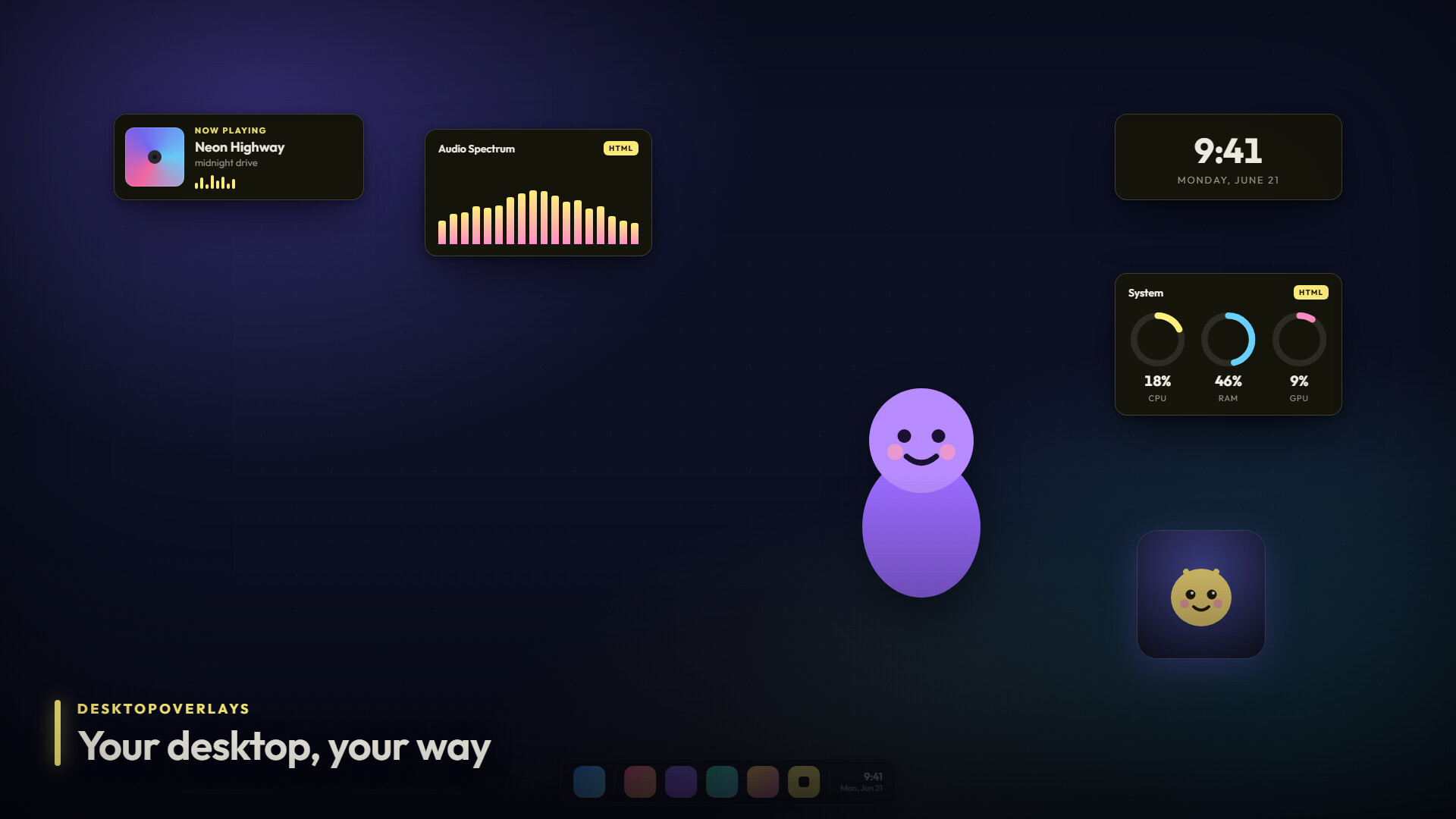 Desktop Overlays screenshot 1