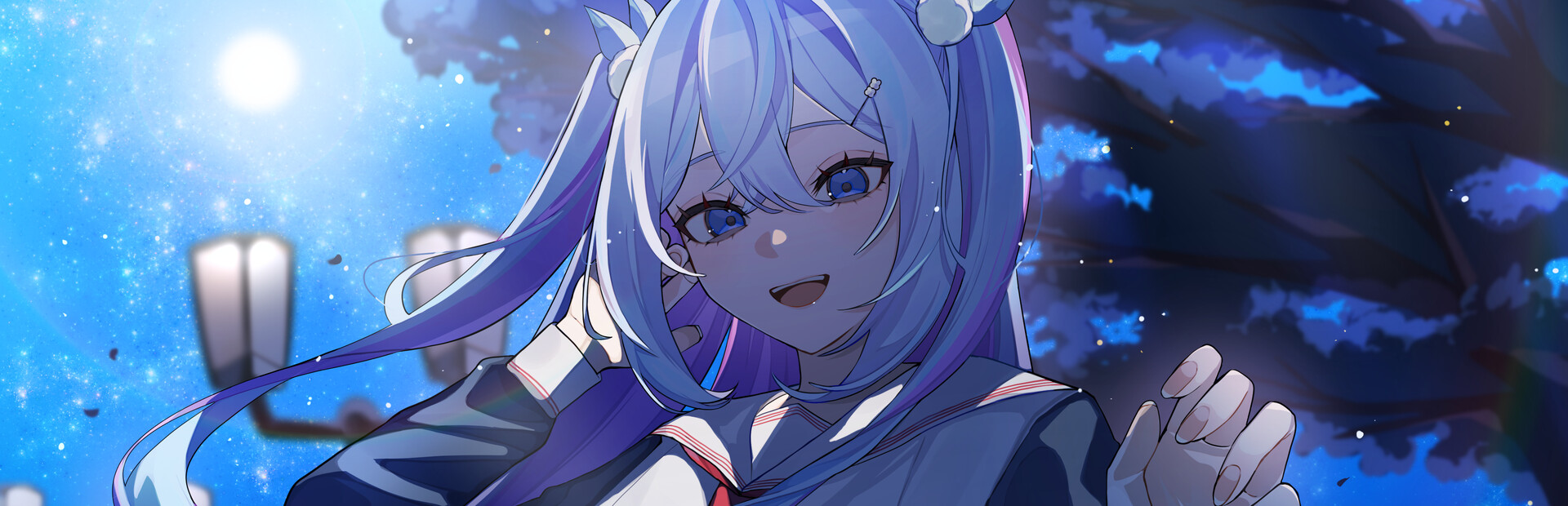 The Black Lily Blooms in Her Eyes