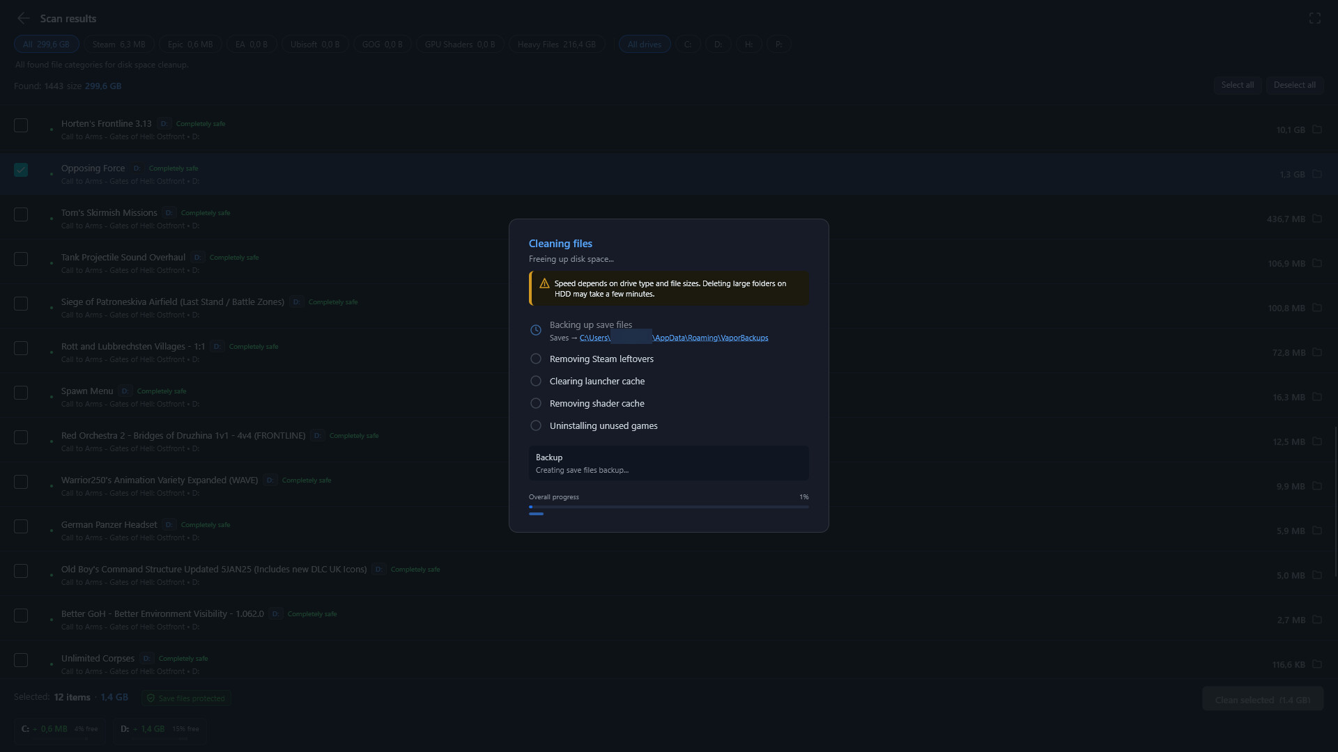 Vapor Storage Manager screenshot 8