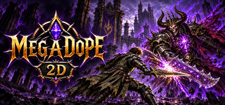 MegaDope 2D — Steam header