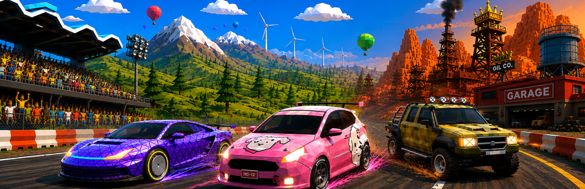 Race Town: Kids and Toddlers Car Racing Game