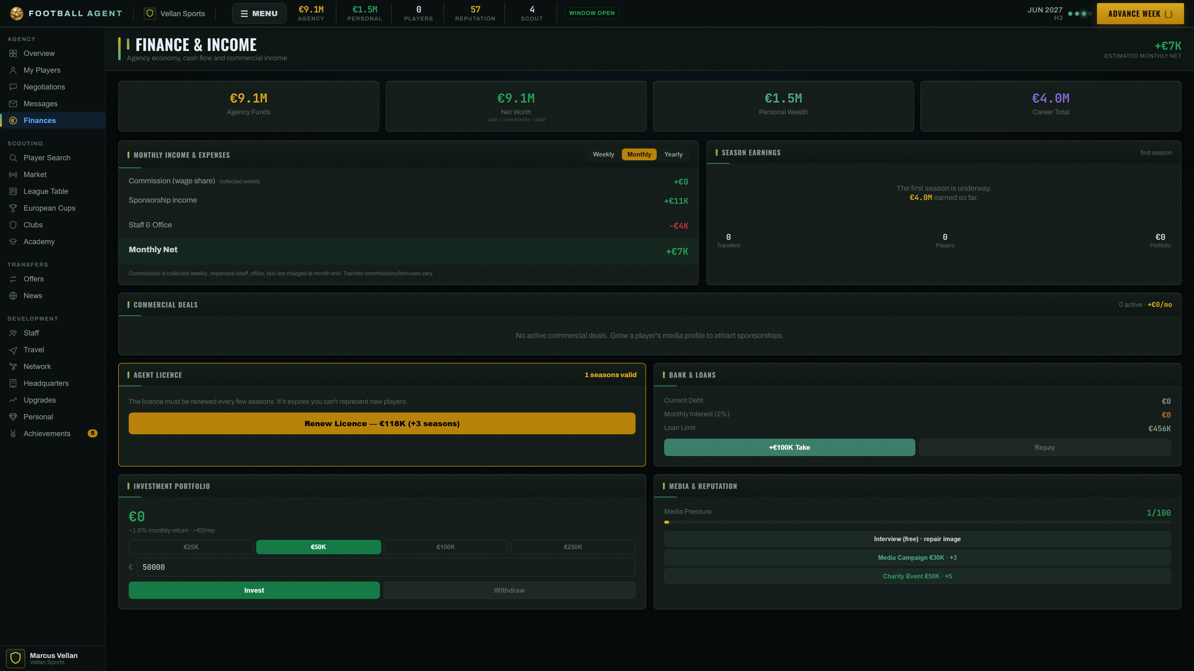Football Agent screenshot 1