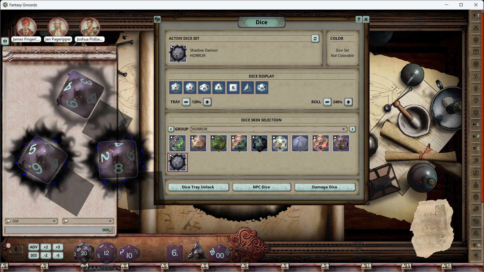 Fantasy Grounds - Horror Dice Pack screenshot 3