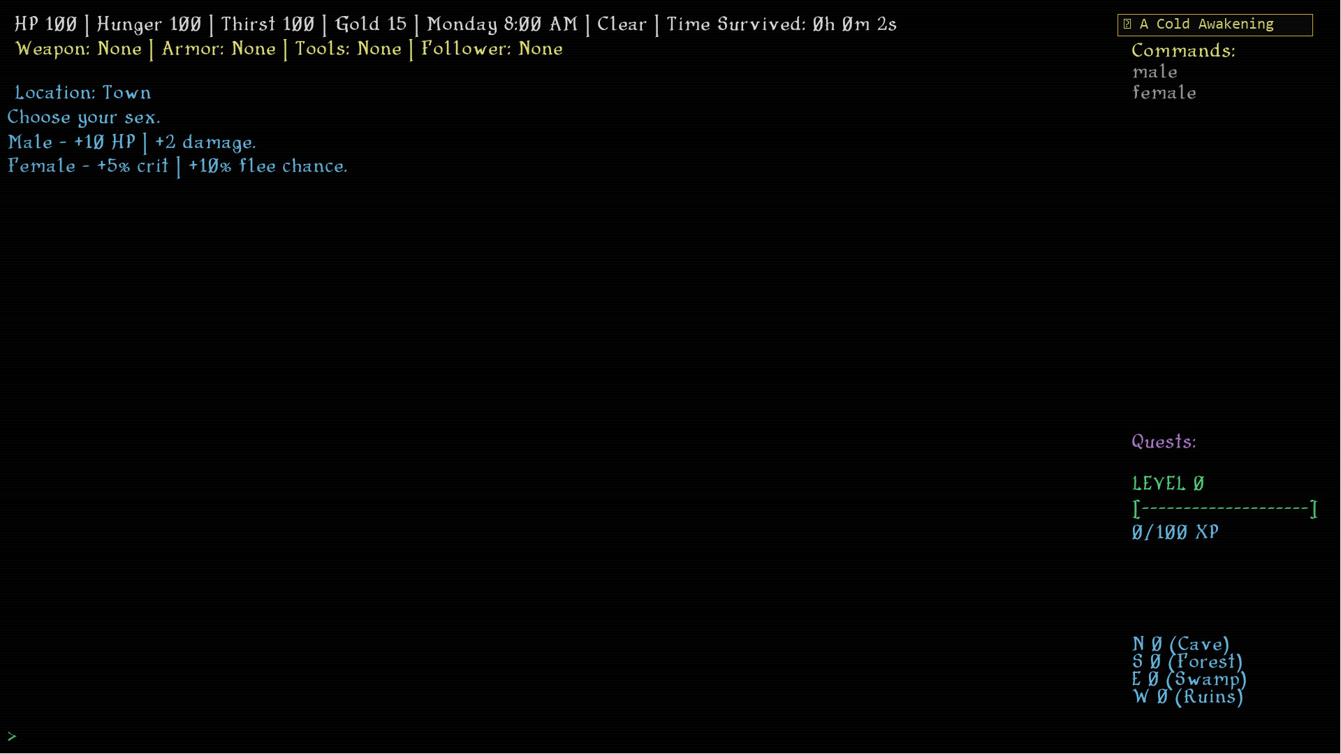 Dark Hollow RPG screenshot 1