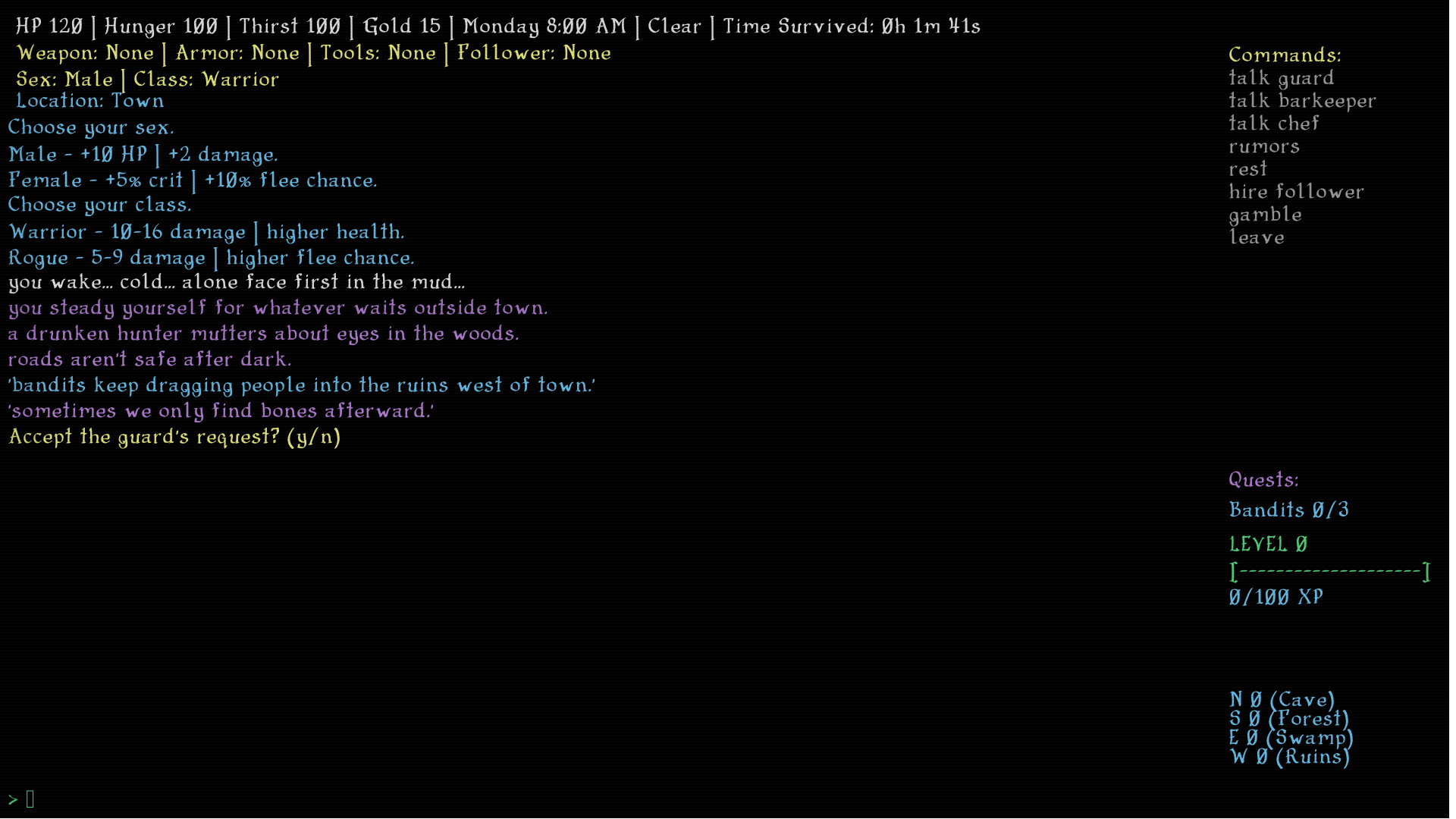Dark Hollow RPG screenshot 3