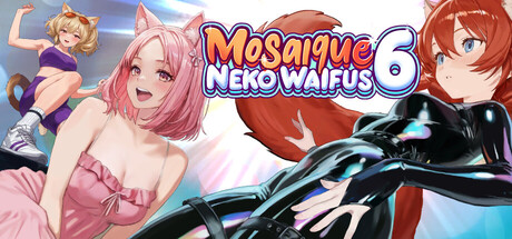 Mosaique Neko Waifus 6 — Steam header