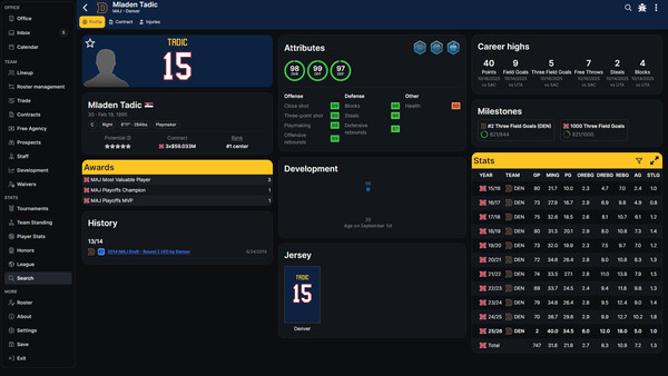 Basketball Legacy Manager 27 screenshot 2