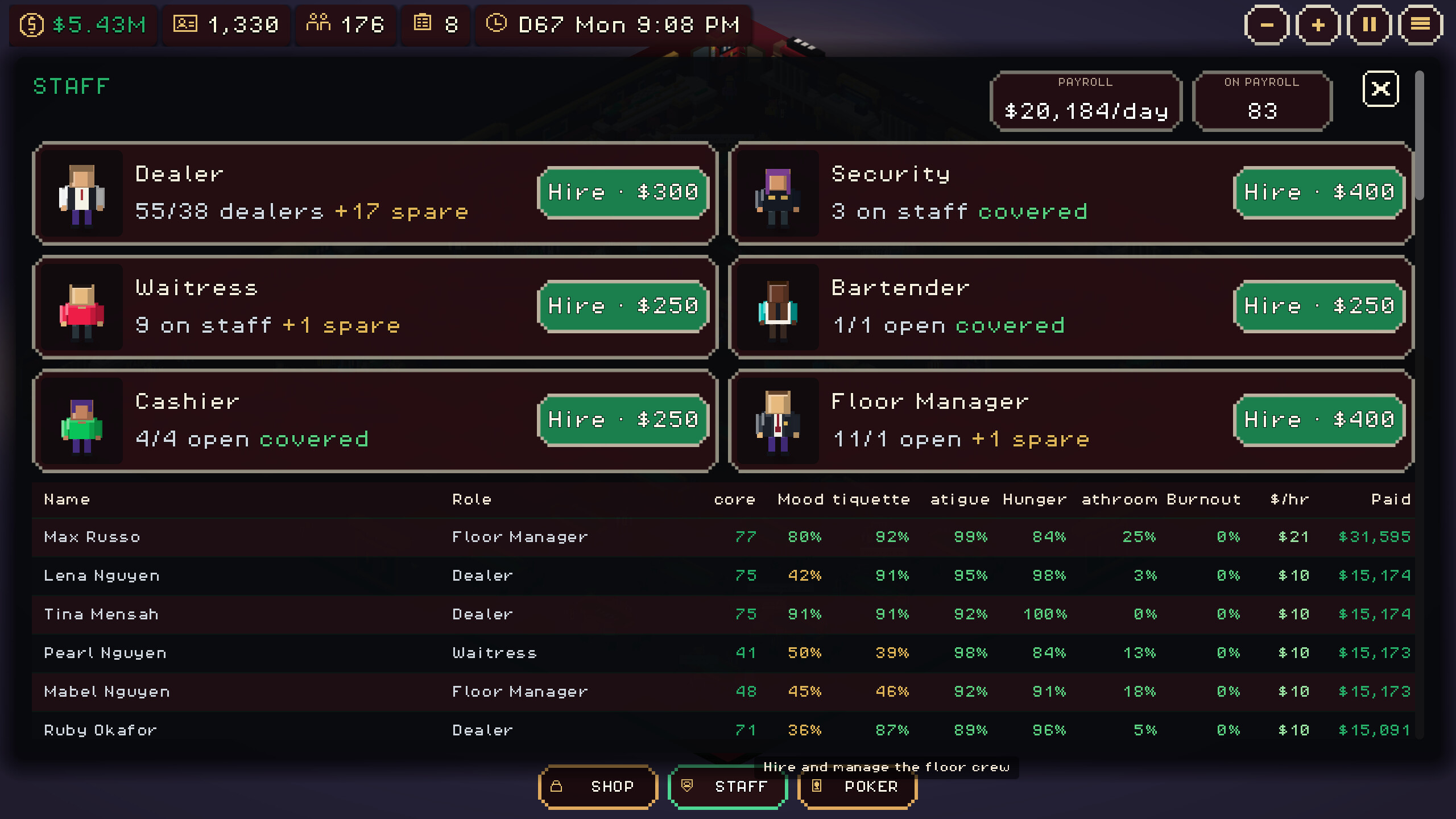 SimPoker screenshot 4