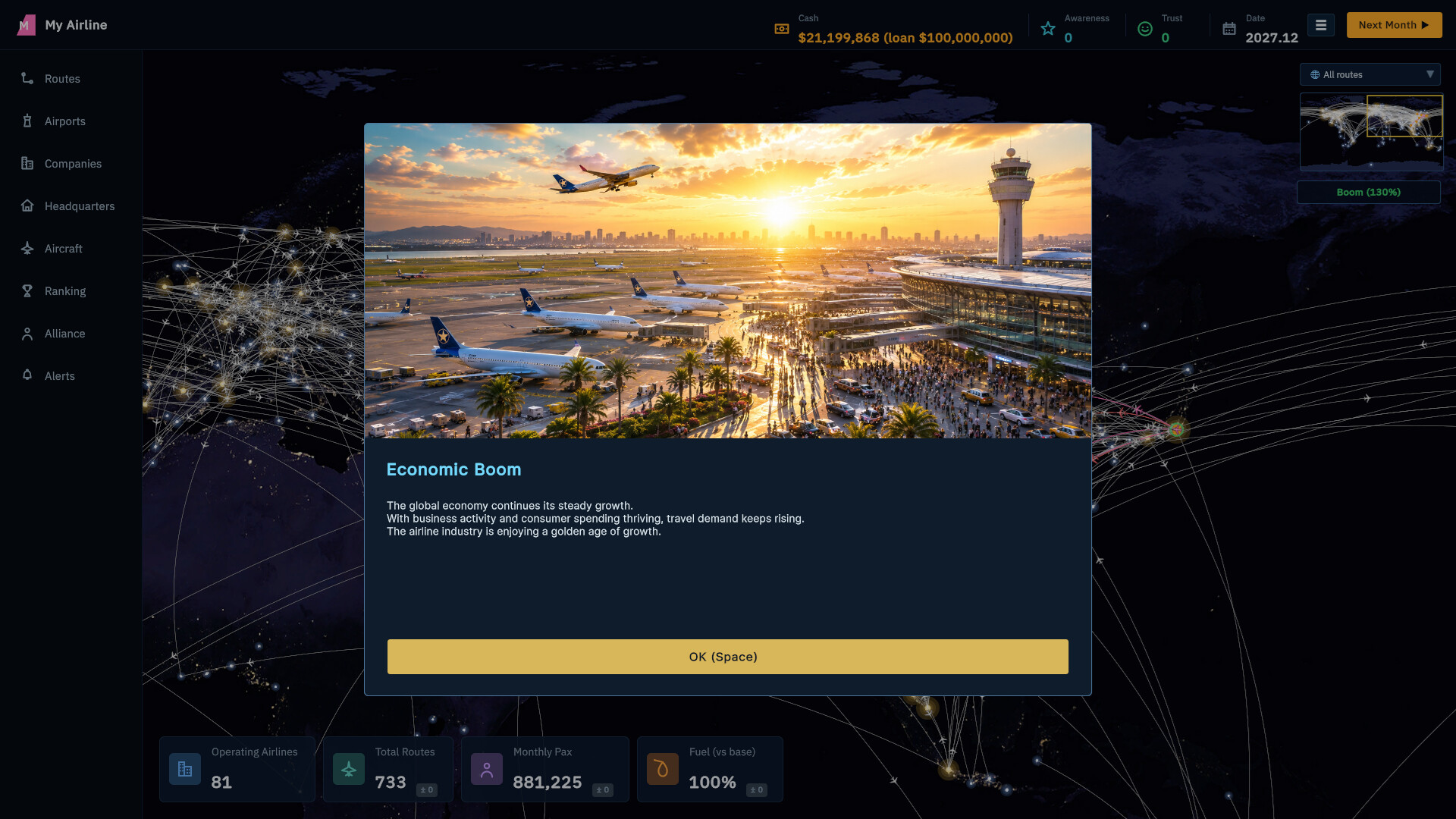 Airline Empire gameplay screenshot 3