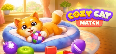 Cozy Cat Match — Steam header
