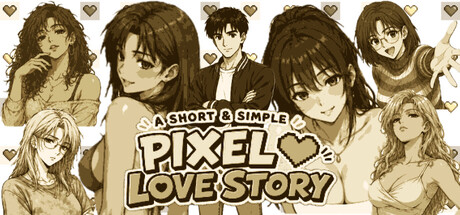 A Short & Simple Pixel Love Story — Steam header