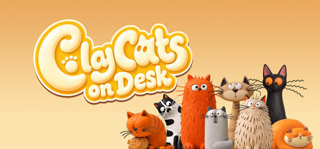 Clay Cats on the Desk