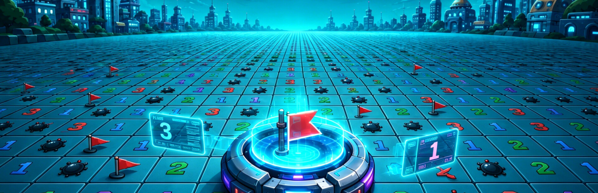 Infinite Minesweeper Simulator