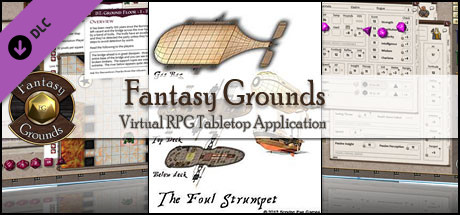 Fantasy Grounds - Map Pack: Steam Airship 1: header artwork