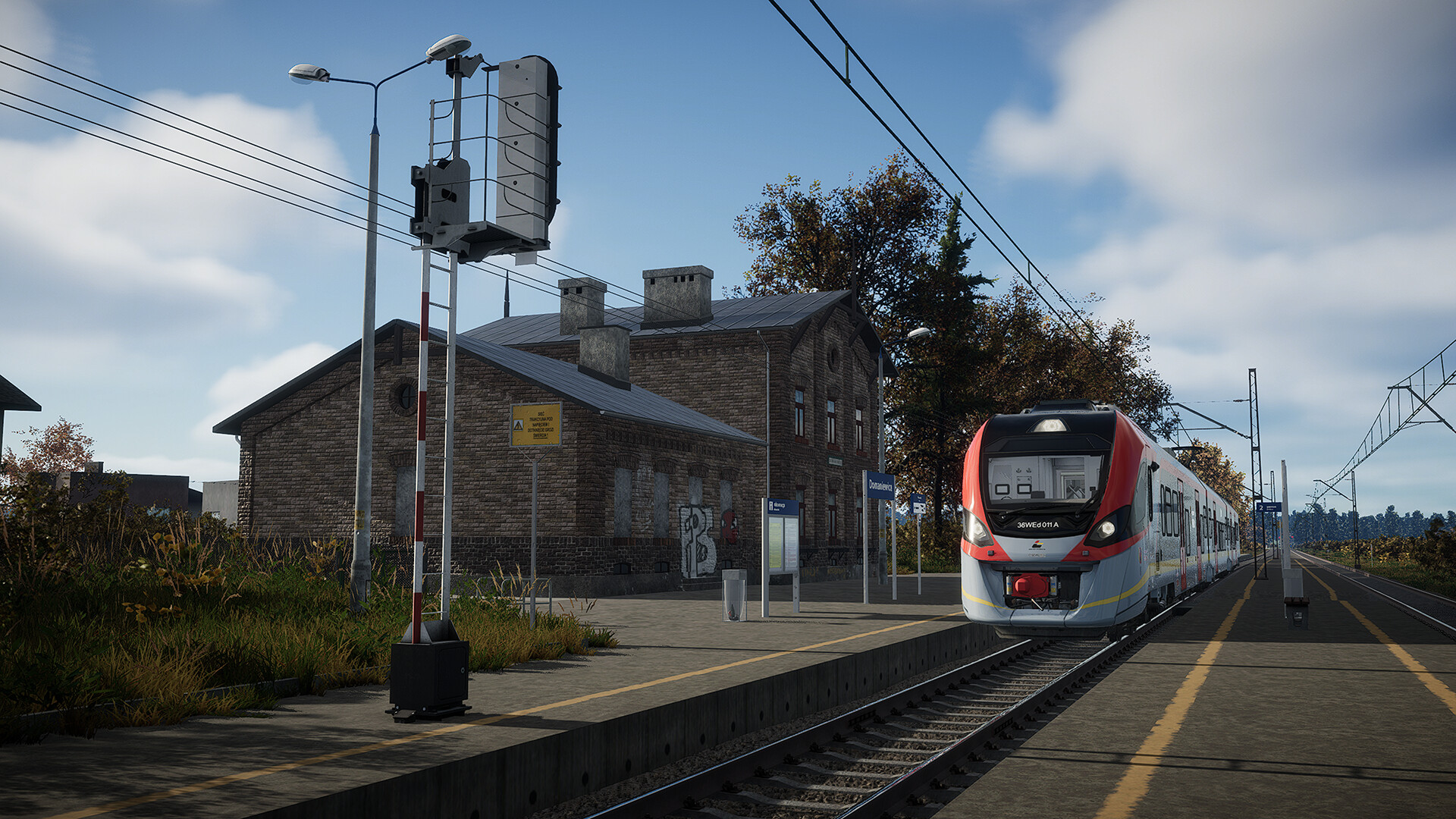SimRail The Railway Simulator Lodz North Region gameplay screenshot 2