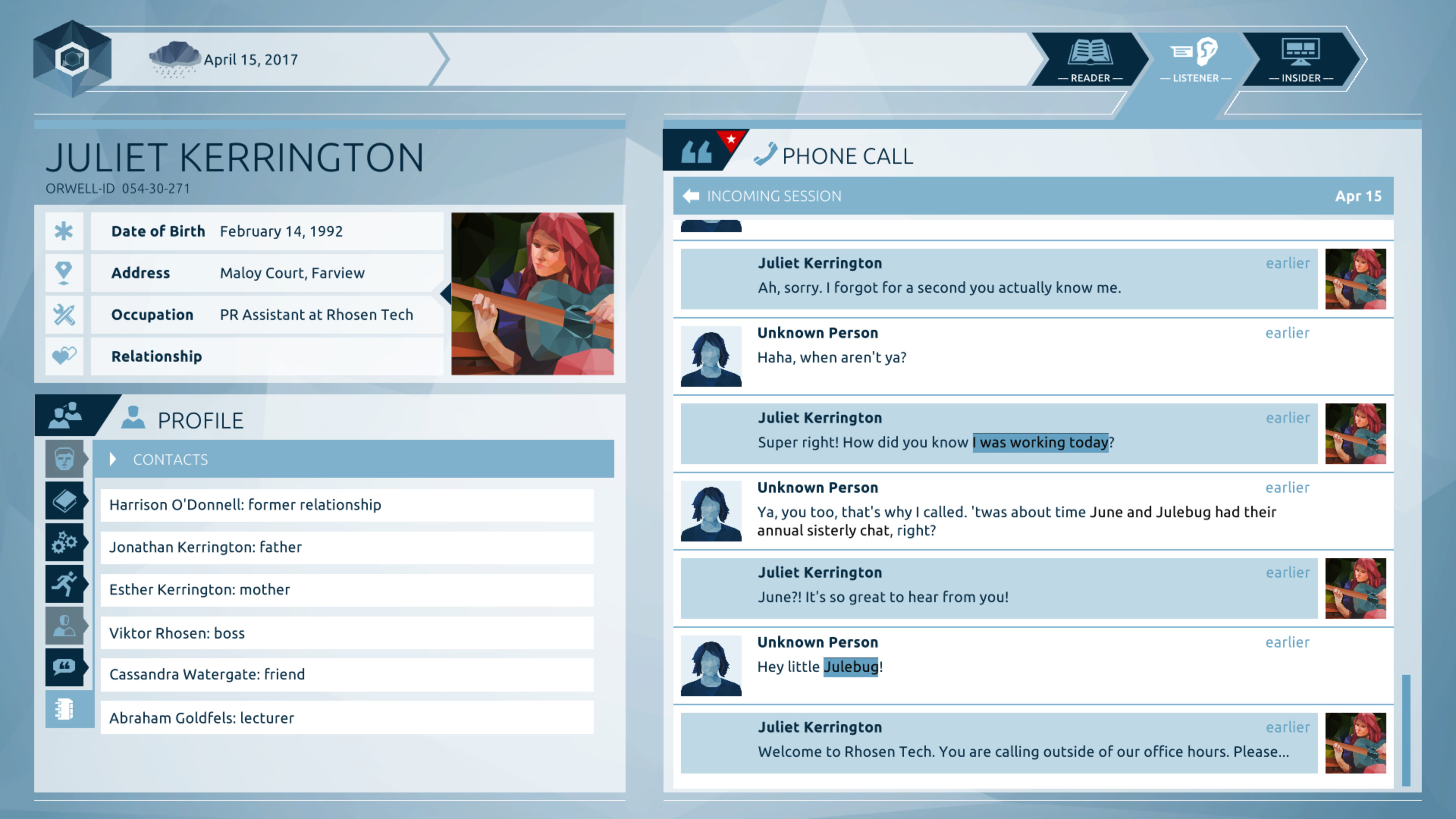 Orwell screenshot 7