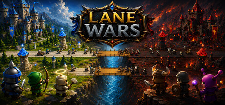 Lane Wars — Steam header