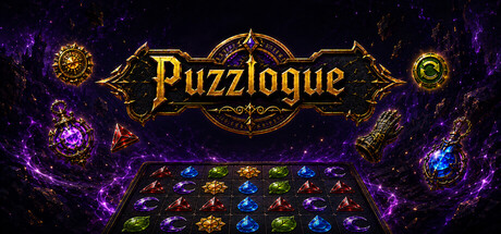 Puzzlogue — Steam header