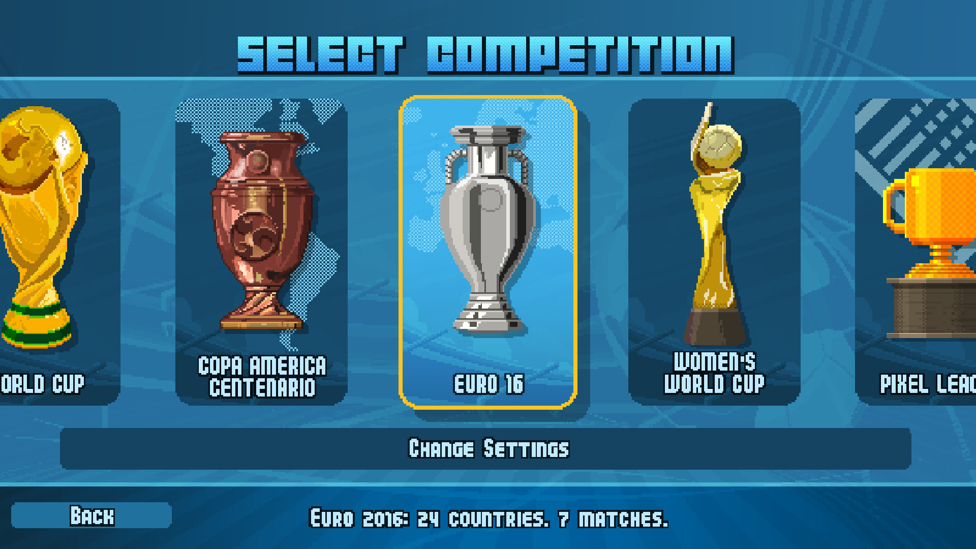 Pixel Cup Soccer 17 screenshot 5