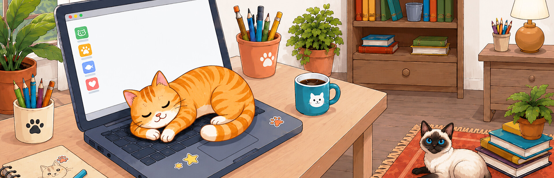 Desktop Pet: Idle Cats Cozy Chaotic Companions for your screen