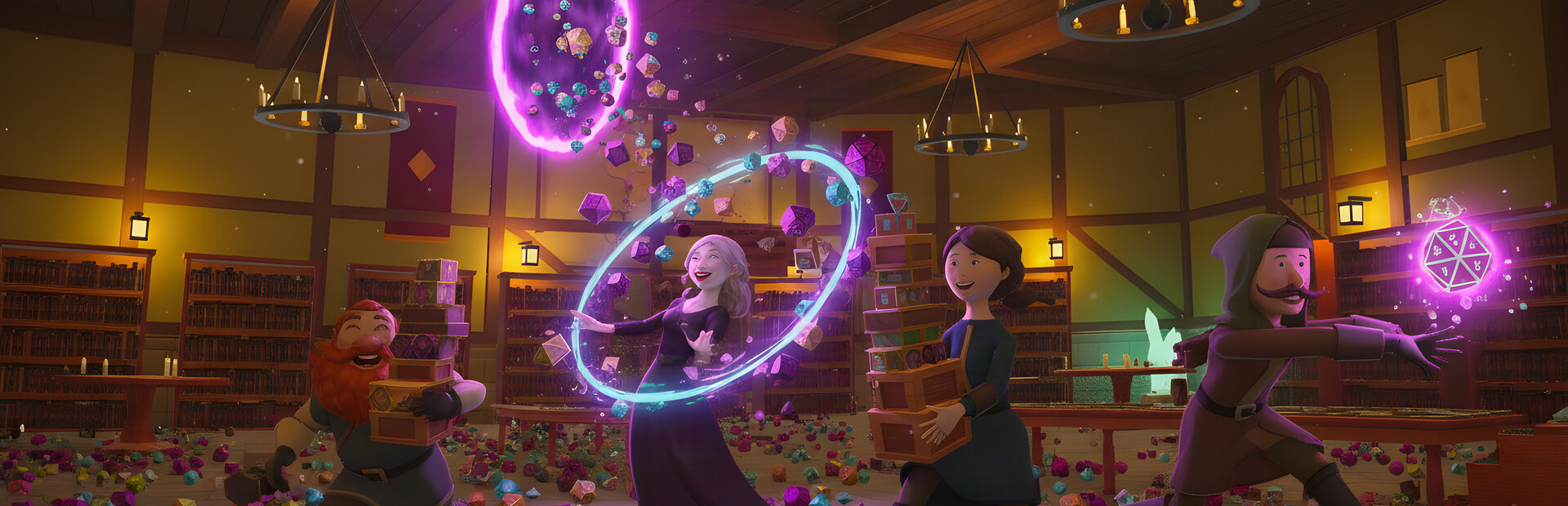 Dice Sort Together: Arcane Hall