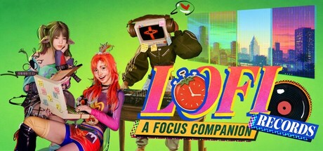 失真唱片店：Lofi专注时光 — Steam header