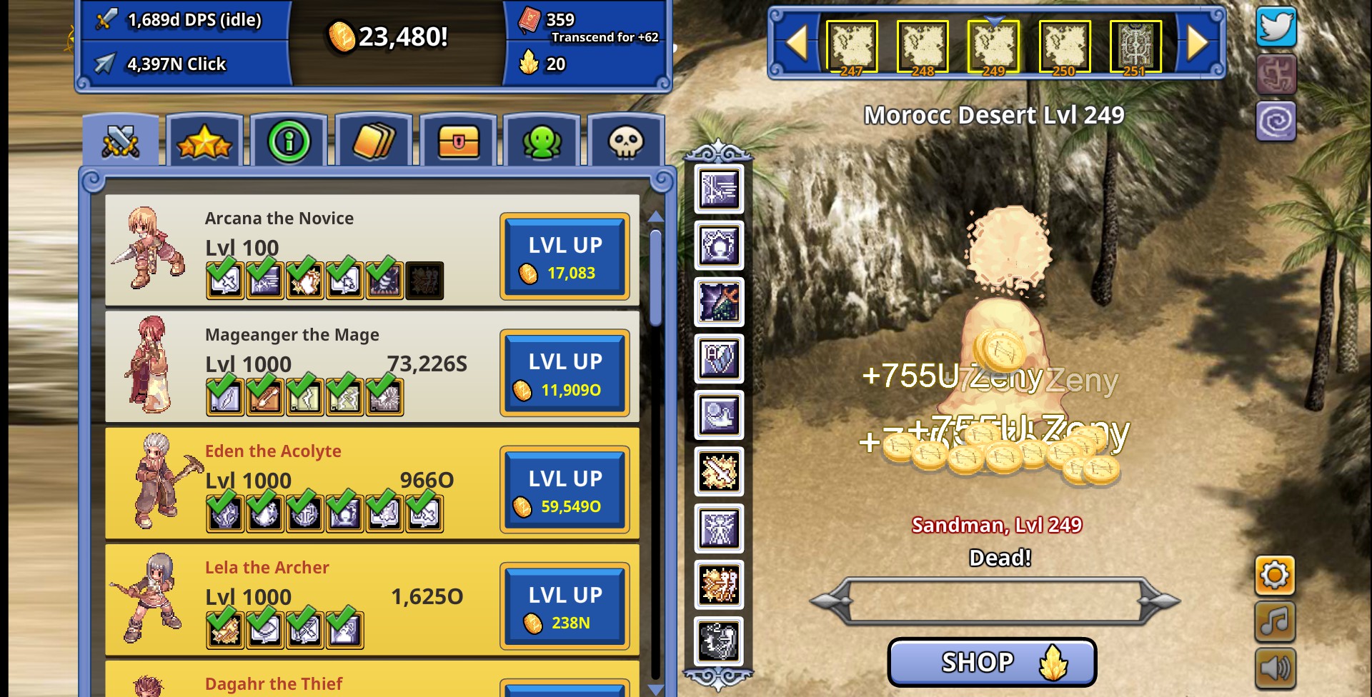 Ragnarok Clicker screenshot 10