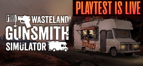 Wasteland Gunsmith Simulator — Steam header