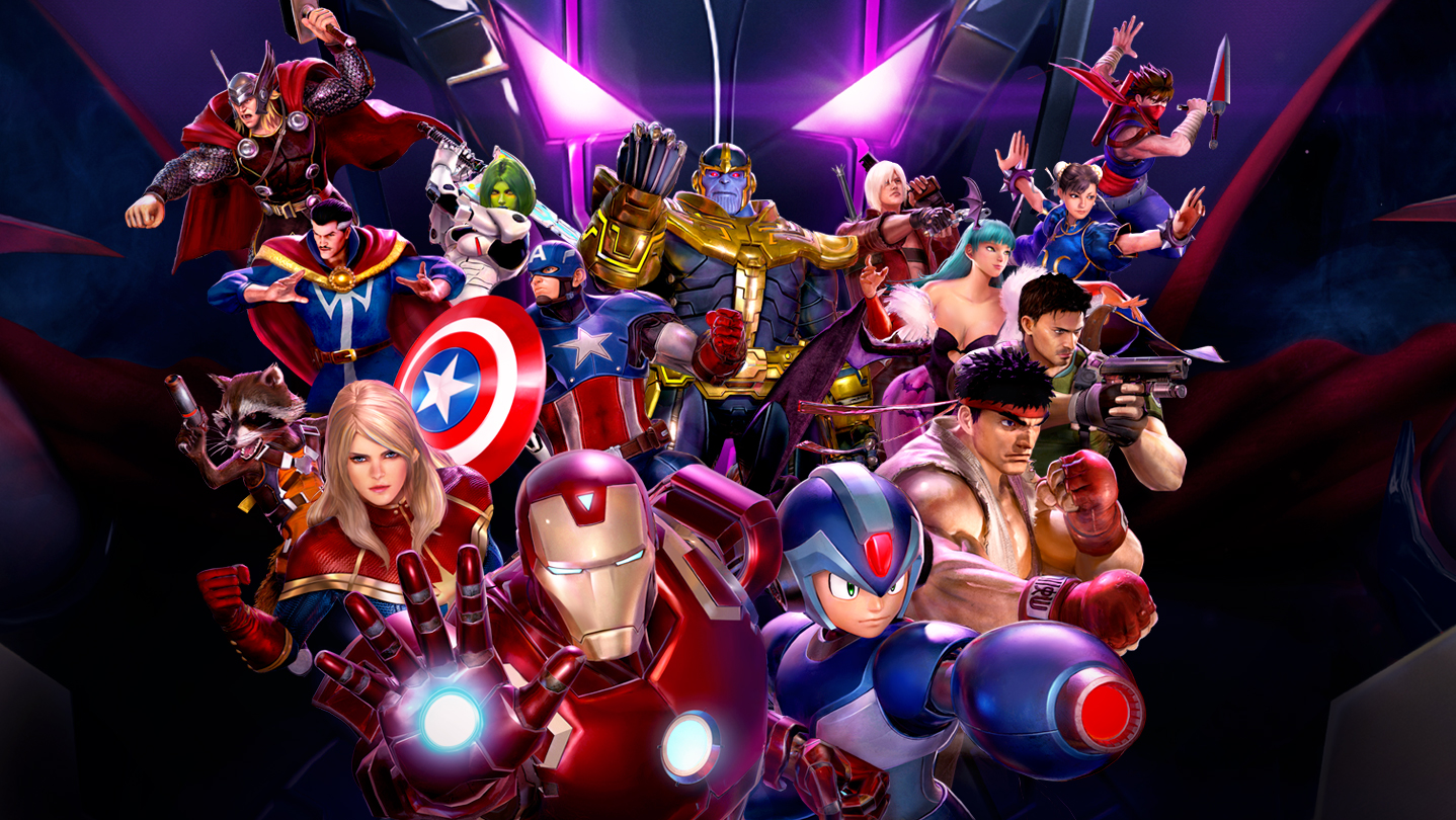 MARVEL vs CAPCOM INFINTE 非売品　ゲームポスター MARVEL」と「CAPCOM」のクロスオーバーバトルがよみがえる。『MARVEL