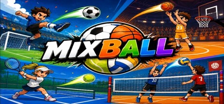 MIXBALL: Football Basketball Volleyball Tennis