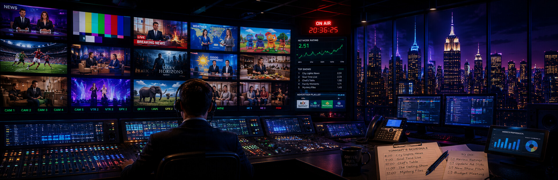 TV Network Simulator