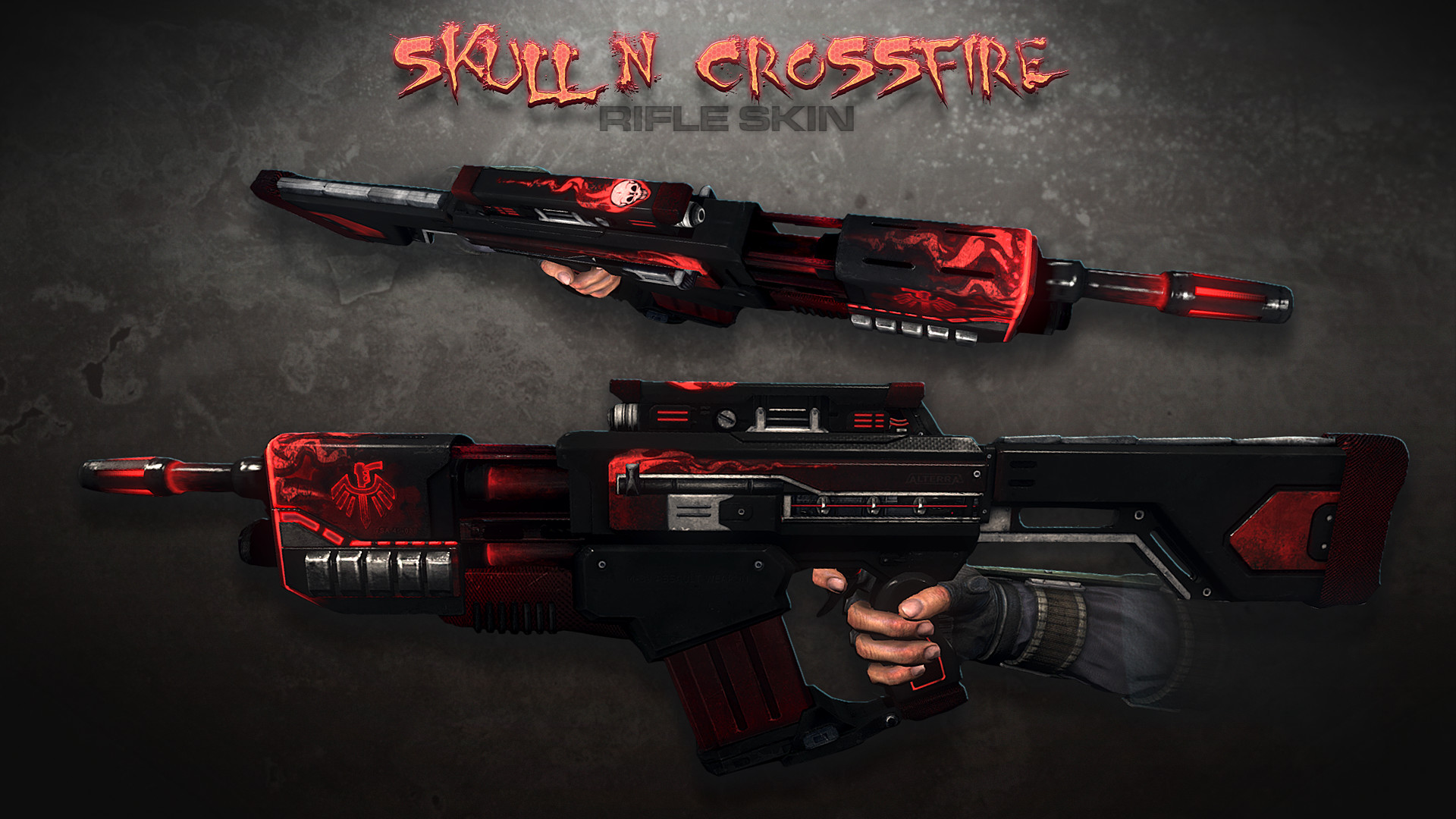 Natural Selection 2 - Skull 'n' Crossfire Rifle screenshot 1