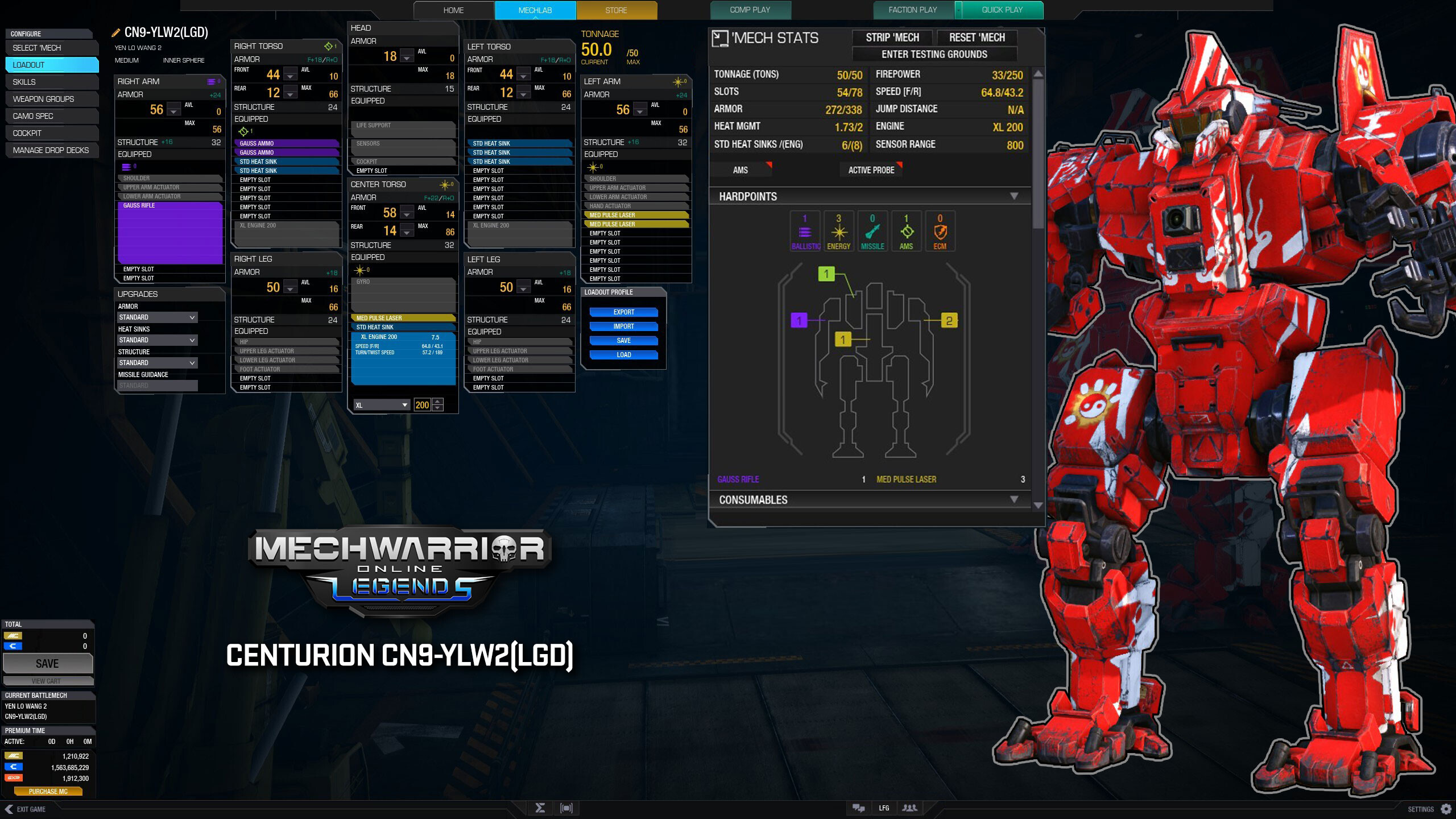 MechWarrior Online™ - Yen Lo Wang 2 Legendary Mech Pack — image 5